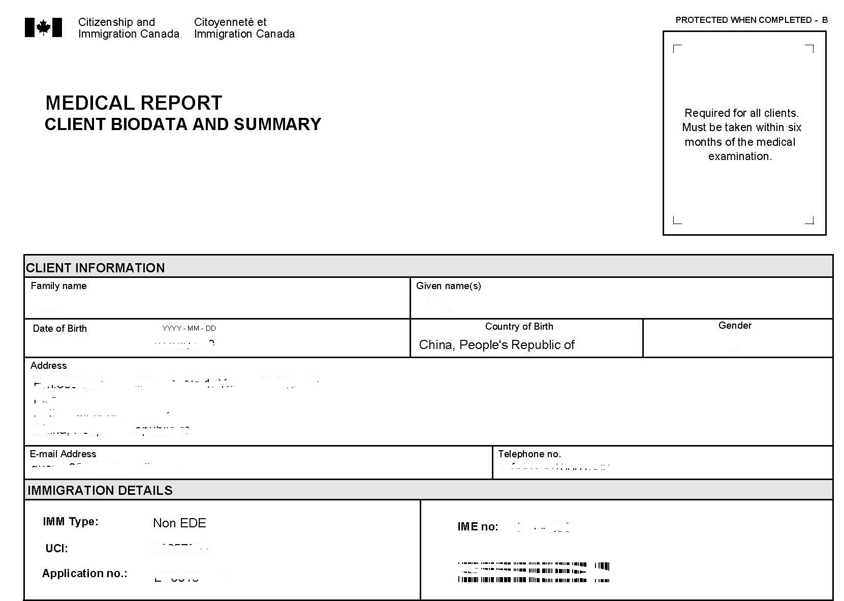 failure to do so will delay the processing of your medical